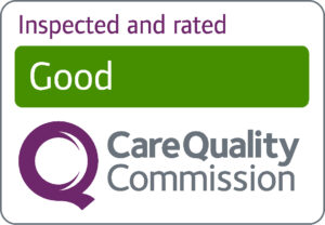 CQC inspected and rated good badge